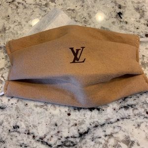 Louis Vuitton custom made face mask 100% auth